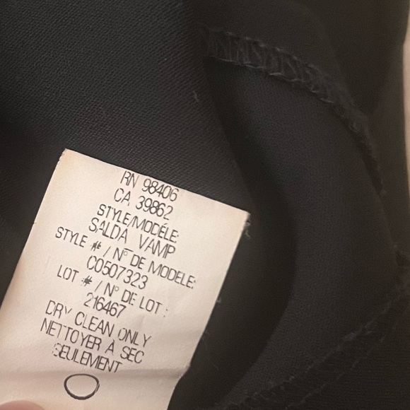 Theory Black Salda Vamp Mini Skirt Size 6 - Picture 10 of 11